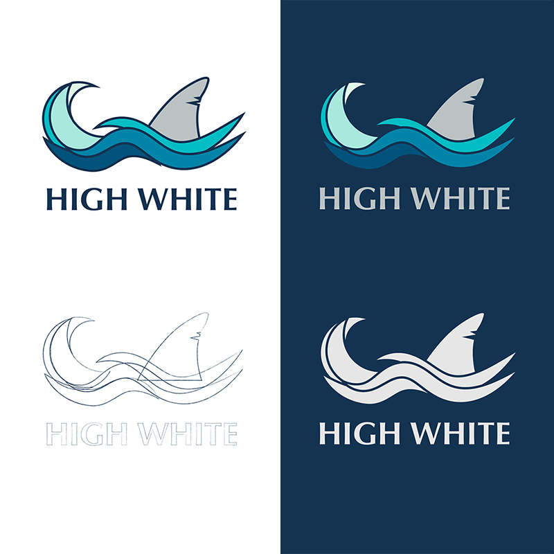 HighWhite logo ontwerp
